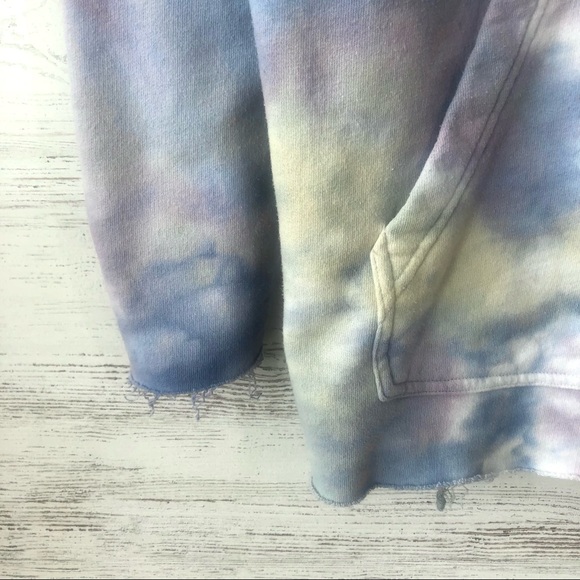 *3/$20* YOUNG FABULOUS & BROKE Warren Tie Dye Slouchy Sweatshirt Hoodie M - Picture 6 of 10